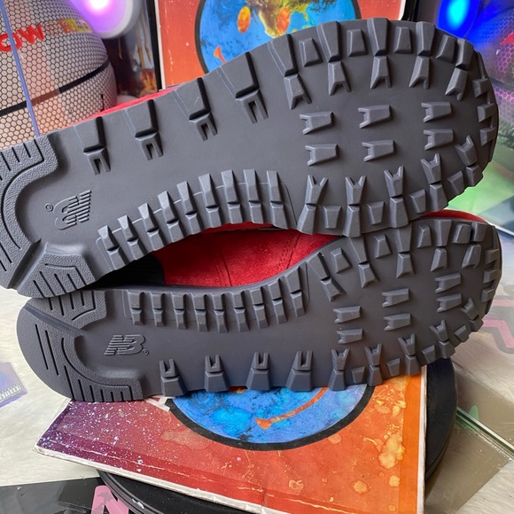 🆕 New Balance 574 Made In USA Red Blue - Mens - Picture 5 of 10